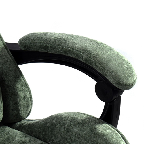 Вибромассажное кресло Calviano ASTI ULTIMATO green fabric 