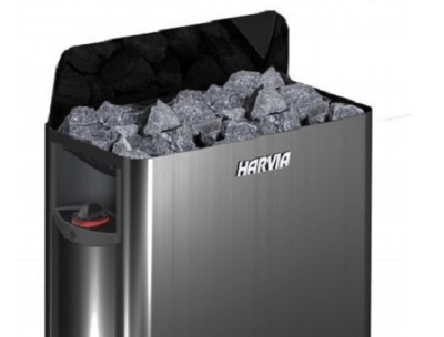 Электрическая печь Harvia The Wall SW80 Black Steel