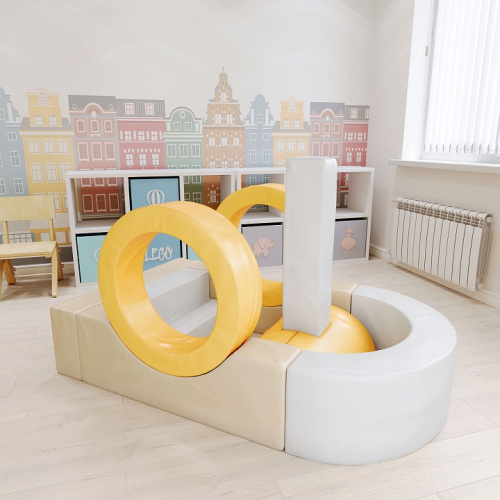 Мягкий игровой комплекс Пароход ДМФ-МК-09.76.02 Pastel