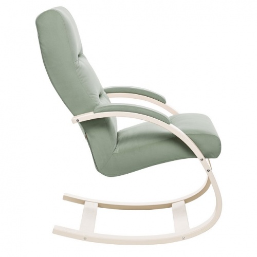 Кресло-качалка Leset Милано слоновая кость Velur V14