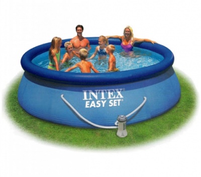 Бассейн надувной Intex Easy Set 244x61 см с фильтр-насосом 28108NP