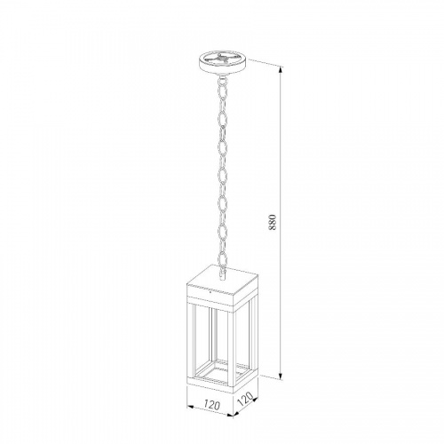 Светильник уличный Elektrostandard 1528 Techno Led серый