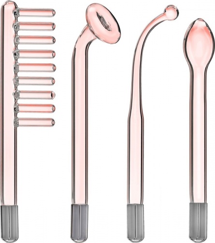 Дарсонваль импульсный массажер с 4 насадками с Неоном