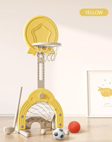 Стойка баскетбольная Гольф PS-074-Y жёлтый
