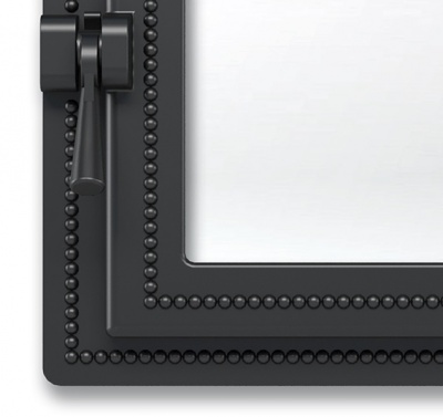 Дверка ВЕЗУВИЙ 217 с термометром (Антрацит)