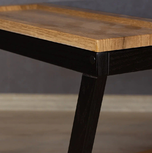 Стол журнальный BeautyStyle 31 дуб вотан черный 