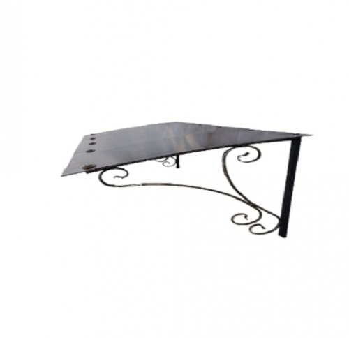 Козырек сварной К-19 прозрачный Саниджи