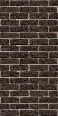 Плита Декор Коричневый №1001 Вертикаль 1200х600х8мм 