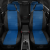 Автомобильные чехлы для сидений Chevrolet Cruze седан, хэтчбек, универсал. ЭК-05 синий/чёрный
