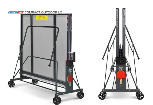 Теннисный стол Compact-2 LX Всепогодный Black