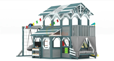 Детский спортивный комплекс для дачи Савушка PlayHouse-4