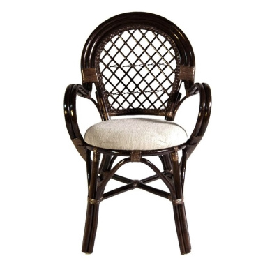 04/11А IND Стул Бали с подушкой темно-коричневый 