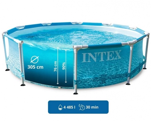 Бассейн каркасный Intex с фильтр-насосом 305x76 см (28208NP)