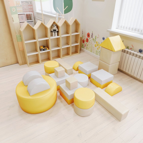 Мягкий конструктор Космолет ДМФ-МК-25.90.05 Pastel