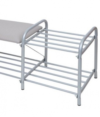 Этажерка для обуви NIKA Люкс 1 серебро 