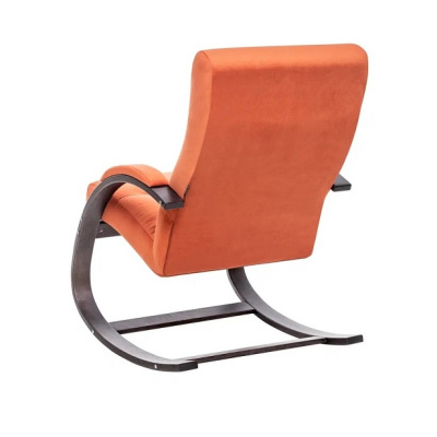 Кресло-качалка Leset Милано венге текстура Velur V39