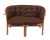 IND Комплект Багама с диваном овальный стол коньяк подушка коричневая 