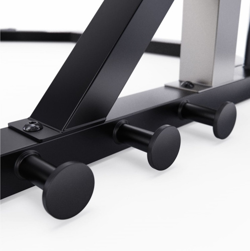 Силовая стойка для приседаний со штангой DFC CAP серая