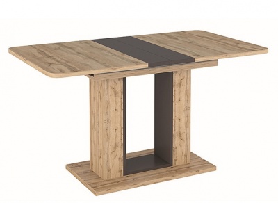 Стол обеденный SIGNAL TWINS раскладной дуб вотан/коричневый 