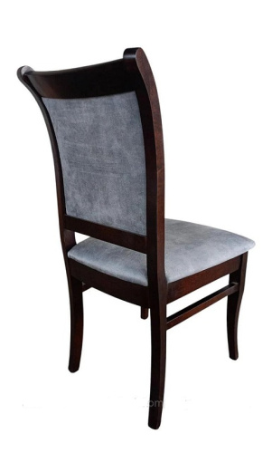 Стул МДК-265 Роми Орех Серый велюр 