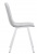 Стул Leset Скай металл белый велюр ULTRA SMOKE Дым 