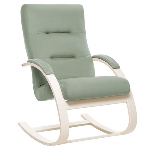 Кресло-качалка Leset Милано слоновая кость Velur V14