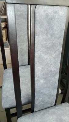 Стул МДК-82.01 Венге Микровелюр серый 