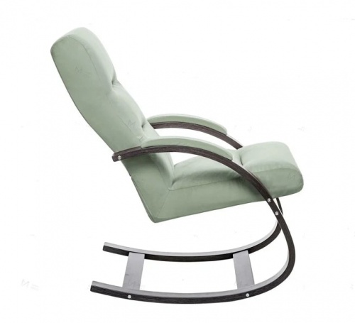 Кресло-качалка Leset Милано венге текстура Velur V14