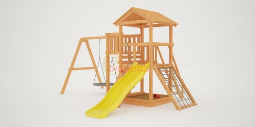 Детский спортивная площадка для дачи Савушка Мастер 2 качели гнездо
