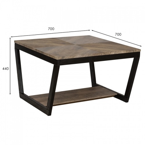 Стол журнальный BeautyStyle 32 дуб крымский состаренный венге 