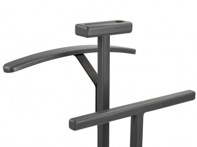 Вешалка костюмная Галант 340 черный серый графит 