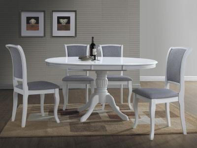 Стул деревянный SIGNAL MN-SC tap. 46 белый серый 