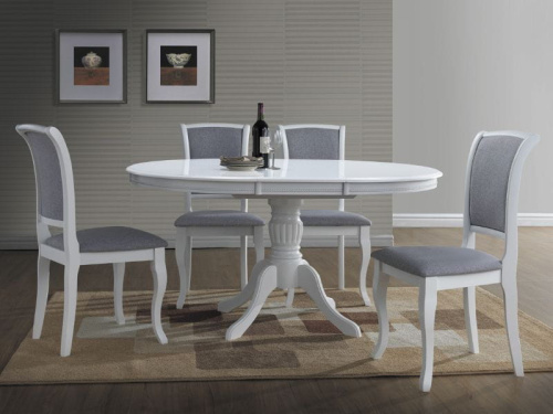 Стул деревянный SIGNAL MN-SC tap. 46 белый серый 