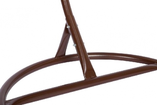 Подвесное кресло Скай 03 коричневый подушка зеленый 