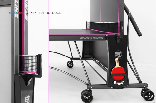 Теннисный стол Top Expert 6 Всепогодный Black