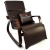 Кресло-качалка Calviano Comfort 1 коричневое PU