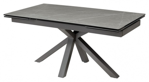 Стол обеденный Mebelart ALTO 160 серый мрамор/серый 