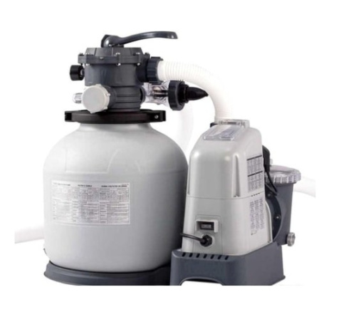 Бассейн Intex Ultra XTR с волейбольной сеткой 732x366x132 см 26368 