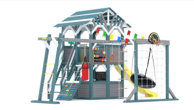 Детский спортивный комплекс для дачи Савушка PlayHouse-2