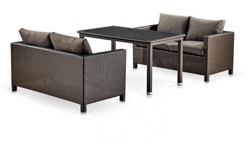 Комплект плетеной мебели T256A S59A-W53 Brown