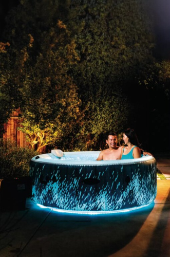 Надувной джакузи Intex PureSpa Plus Bubble Massage 196х196х71 см (28494)