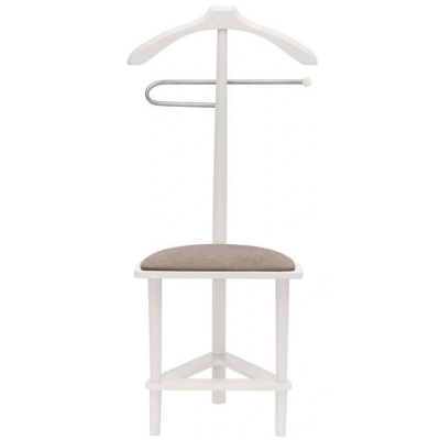 Вешалка костюмная с сиденьем В 26Н белый 