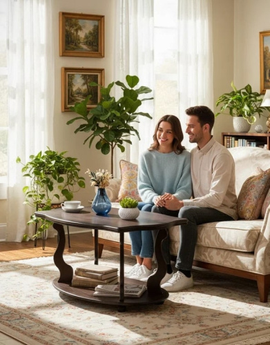 Стол журнальный Берже 3 темно-коричневый 