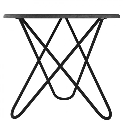 Стол журнальный BeautyStyle 20 серый бетон черный 