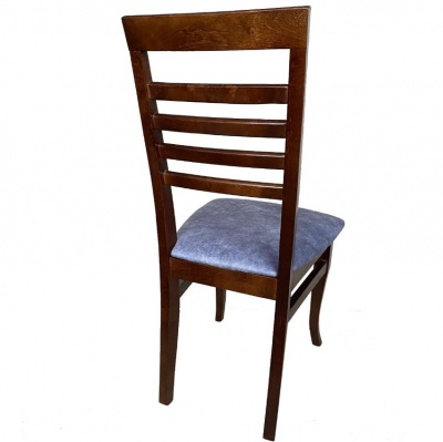 Стул МДК-93 Орех Микровелюр серый 