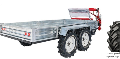 Полуприцеп для мотоблока СпецПрофРесурс ТМ-2500 (колёса 6-12)