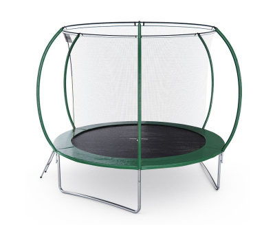 Батут DFC ULTRASPORT 10 ft с внутренней сеткой лестница в комплекте