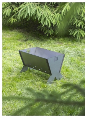 Мангал дровяной разборный Теплодар сталь 3мм, с сумкой