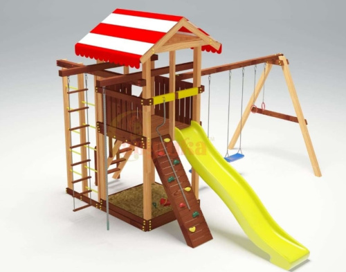 Детская спортивная площадка для дачи Савушка 4 Cезона 3