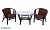 IND Комплект Багама 1 дуэт венге подушка коричневая овальный стол
